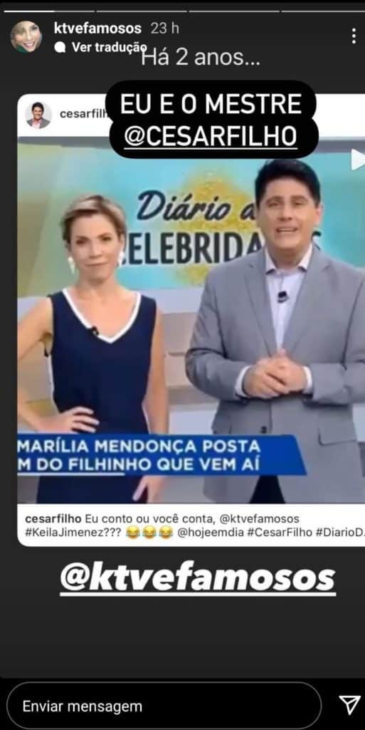 César Filho e Keila Jimenez César Filho e Keila Jimenez