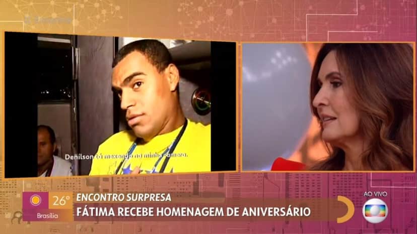 Fátima Bernardes e Denilson Fátima Bernardes e Denilson