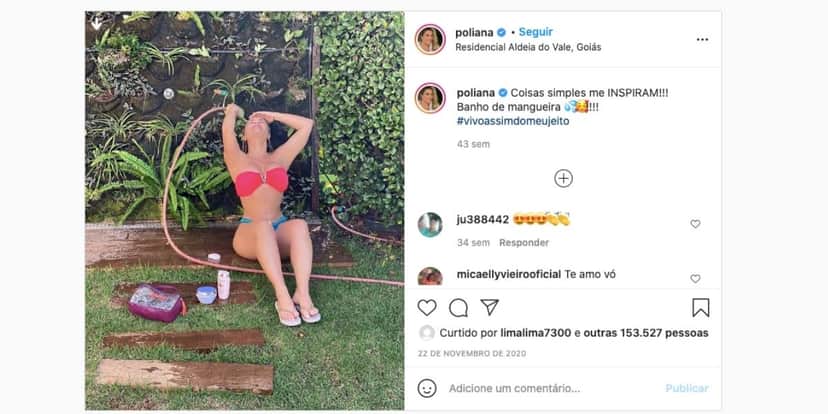 Poliana Rocha, esposa de Leonardo Poliana Rocha, esposa de Leonardo