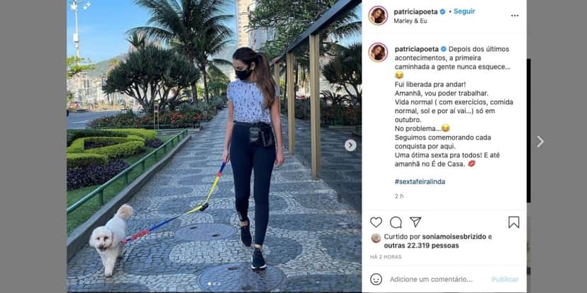 Patrícia Poeta faz comunicado sobre volta à Globo (Reprodução) Patrícia Poeta faz comunicado sobre volta à Globo (Reprodução)