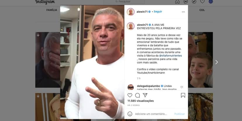 Alexandre Correa faz anúncio sobre entrevista com Ana Hickmann (Reprodução) Alexandre Correa faz anúncio sobre entrevista com Ana Hickmann (Reprodução)