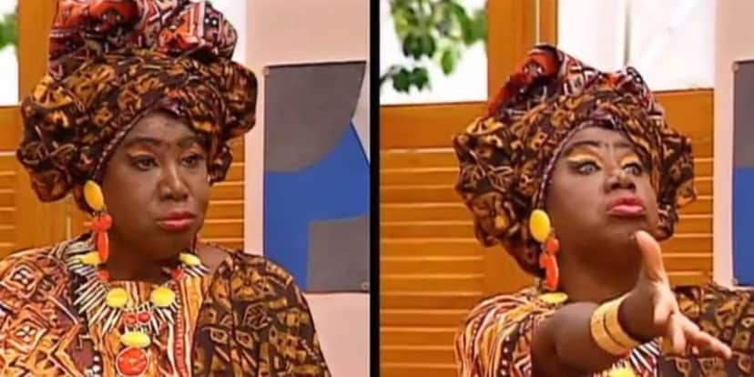 Atriz Marina Miranda como a personagem Dona Mandala, da Escolinha do Professor Raimundo - Foto: Reprodução Atriz Marina Miranda como a personagem Dona Mandala, da Escolinha do Professor Raimundo - Foto: Reprodução
