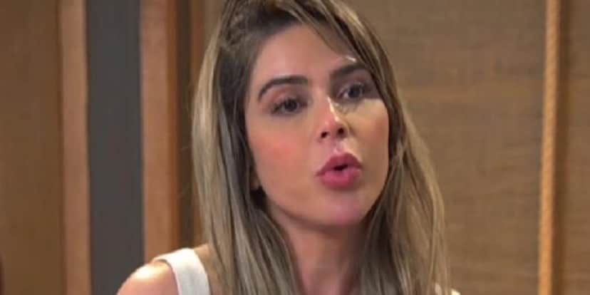 Nadja Pessoa se envolveu em confusão com esposa de Liminha (Foto: Reprodução Record) Nadja Pessoa se envolveu em confusão com esposa de Liminha (Foto: Reprodução Record)