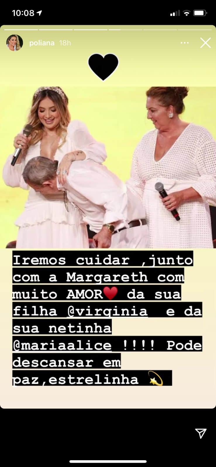 Poliana Rocha expõe morte na família (Reprodução) Poliana Rocha expõe morte na família (Reprodução)