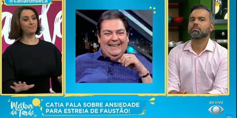 "Dar uma fugida", Catia Fonseca arma plano para descobrir segredo de Faustão e envolve diretor: "Bem escondida" "Dar uma fugida", Catia Fonseca arma plano para descobrir segredo de Faustão e envolve diretor: "Bem escondida"