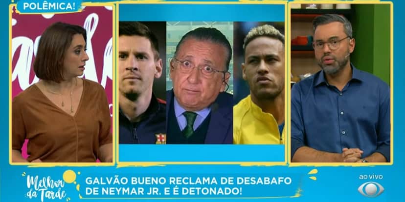 Catia Fonseca estraçalha Neymar no Melhor da Tarde e expõe passado polêmico do jogador (Foto: Reprodução) Catia Fonseca estraçalha Neymar no Melhor da Tarde e expõe passado polêmico do jogador (Foto: Reprodução)