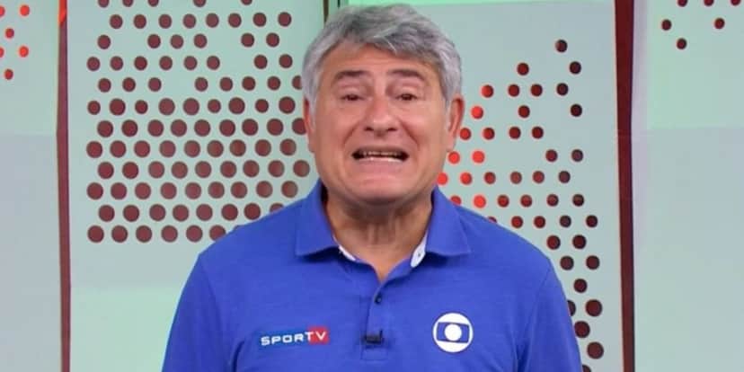 Cléber Machado erra e troca Caldeirão por Domingão com Luciano Huck (Foto: Reprodução) Cléber Machado erra e troca Caldeirão por Domingão com Luciano Huck (Foto: Reprodução)