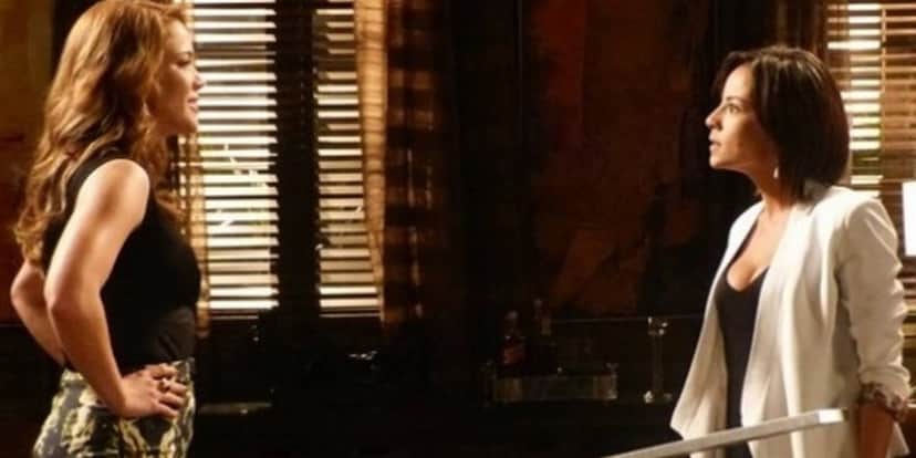 Cristina e Maria Clara se enfrentam em luta corporal em Império (Foto: Reprodução) Cristina e Maria Clara se enfrentam em luta corporal em Império (Foto: Reprodução)