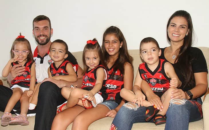 Patrícia Pontes, Murilo Becker e os filhos - Reprodução Patrícia Pontes, Murilo Becker e os filhos - Reprodução