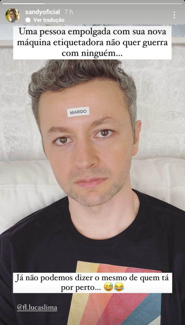 Lucas Lima, marido de Sandy, com cara de poucos amigos (Foto: Reprodução) Lucas Lima, marido de Sandy, com cara de poucos amigos (Foto: Reprodução)