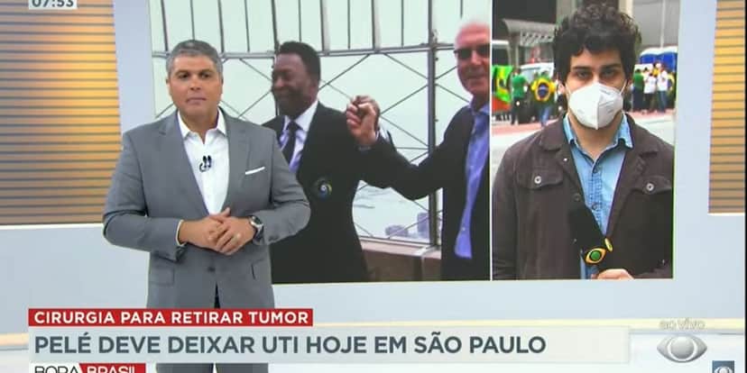 "O quanto antes", Joel Datena interrompe Bora Brasil às pressas e confirma notícia urgente de Pelé: "Um câncer" "O quanto antes", Joel Datena interrompe Bora Brasil às pressas e confirma notícia urgente de Pelé: "Um câncer"