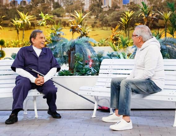 Dedé Santana e Carlos Alberto de Nóbrega no "A Praça é Nossa" (Foto: Divulgação/SBT) Dedé Santana e Carlos Alberto de Nóbrega no "A Praça é Nossa" (Foto: Divulgação/SBT)