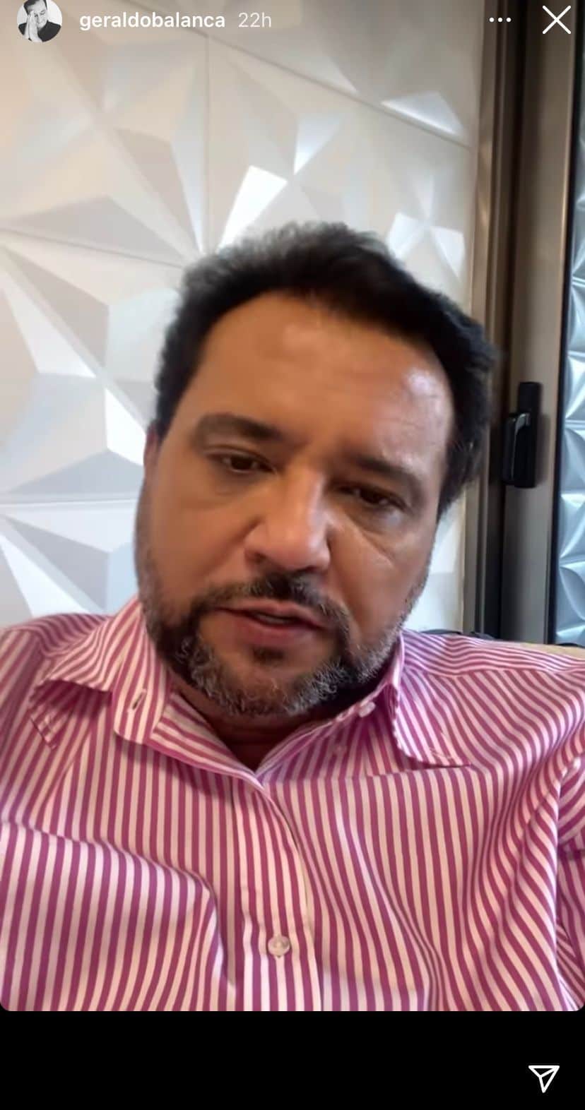 "Silenciosamente", Geraldo Luís, abalado, expõe câncer, detona sofrimento e confirma: "Vida e morte" "Silenciosamente", Geraldo Luís, abalado, expõe câncer, detona sofrimento e confirma: "Vida e morte"