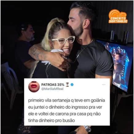 Gusttavo Lima e Marília Mendonça - Foto: Reprodução Gusttavo Lima e Marília Mendonça - Foto: Reprodução