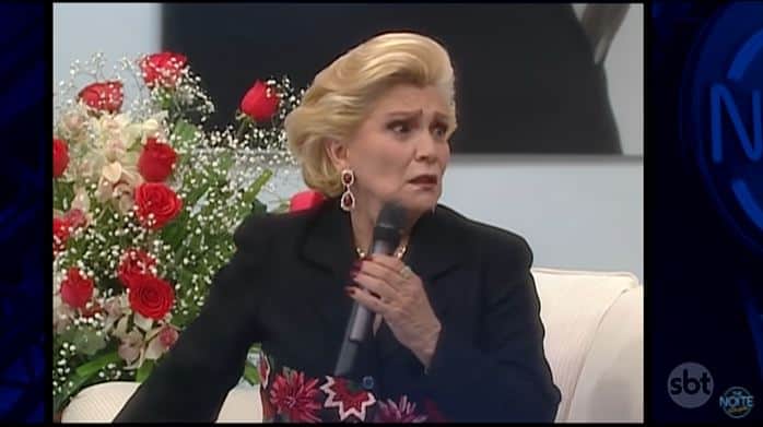 Hebe teria visto assombração no SBT (Foto: Reprodução/YouTube) Hebe teria visto assombração no SBT (Foto: Reprodução/YouTube)