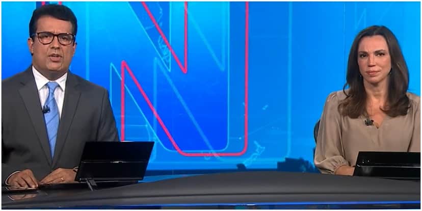 André Trigueiro e Ana Paula Araújo no Jornal Nacional - Foto: Reprodução André Trigueiro e Ana Paula Araújo no Jornal Nacional - Foto: Reprodução