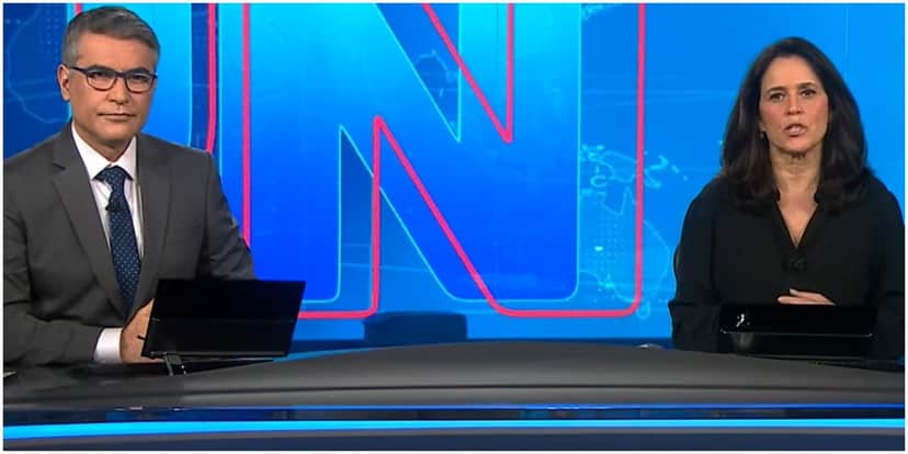 Helter Duarte e Ana Luíza Guimarães no Jornal Nacional - Foto: Reprodução Helter Duarte e Ana Luíza Guimarães no Jornal Nacional - Foto: Reprodução