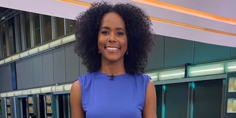 Maju Coutinho no "Jornal Hoje", da Globo (Foto: Reprodução/Instagram) Maju Coutinho no "Jornal Hoje", da Globo (Foto: Reprodução/Instagram)