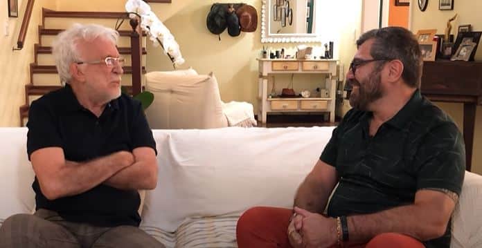 Moacyr Franco e Marcello Camargo (Foto: Reprodução/YouTube) Moacyr Franco e Marcello Camargo (Foto: Reprodução/YouTube)