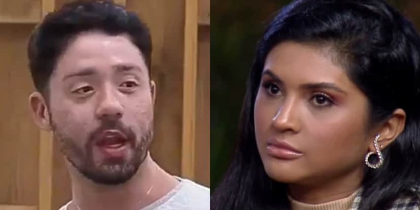 Rico Melquíades e Mileide Mihaile tiveram um quebra pau em A Fazenda 13 (Foto: Reprodução) Rico Melquíades e Mileide Mihaile tiveram um quebra pau em A Fazenda 13 (Foto: Reprodução)