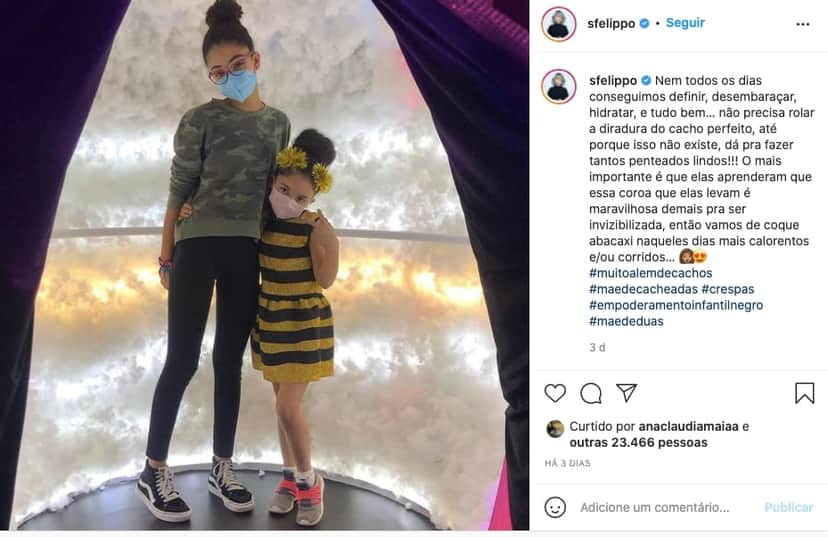 Samara Felippo faz desabado sobre filhas - Reprodução Samara Felippo faz desabado sobre filhas - Reprodução