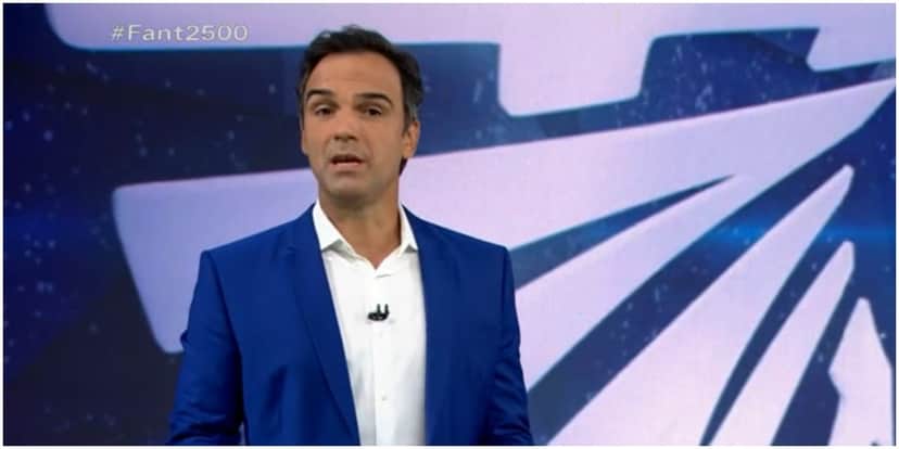 O apresentador do Fantástico, Tadeu Schmidt - Foto: Reprodução O apresentador do Fantástico, Tadeu Schmidt - Foto: Reprodução