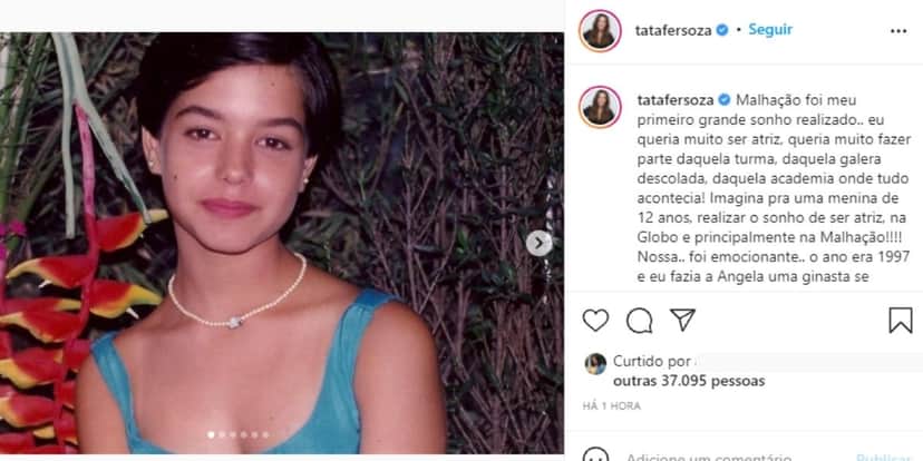 Thais Fersoza em sua época de Malhação, da Globo. (Foto: Reprodução / Instagram) Thais Fersoza em sua época de Malhação, da Globo. (Foto: Reprodução / Instagram)