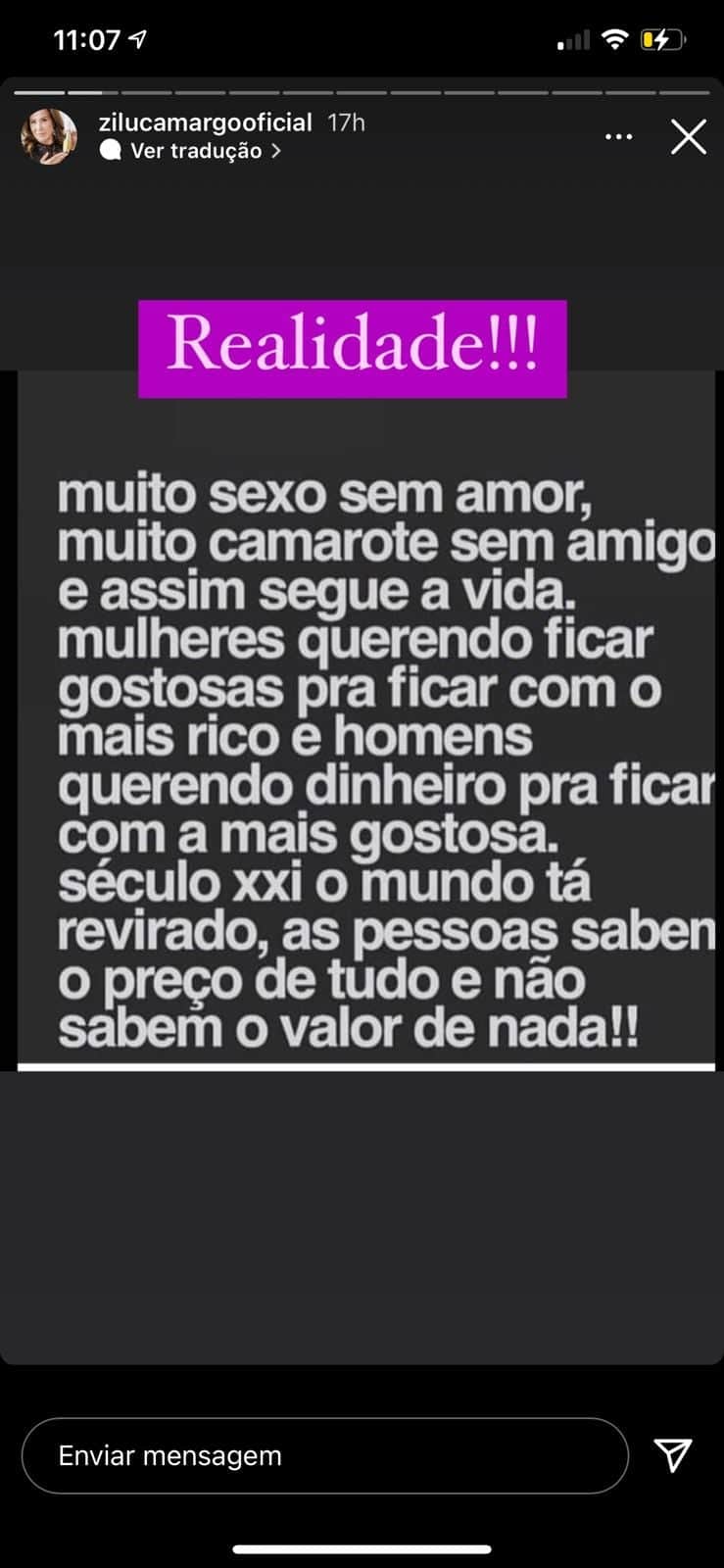 "Muito sexo", Zilu escandaliza, expõe intimidades aos 63 e assume verdade: "Ficar com a mais gostosa" "Muito sexo", Zilu escandaliza, expõe intimidades aos 63 e assume verdade: "Ficar com a mais gostosa"