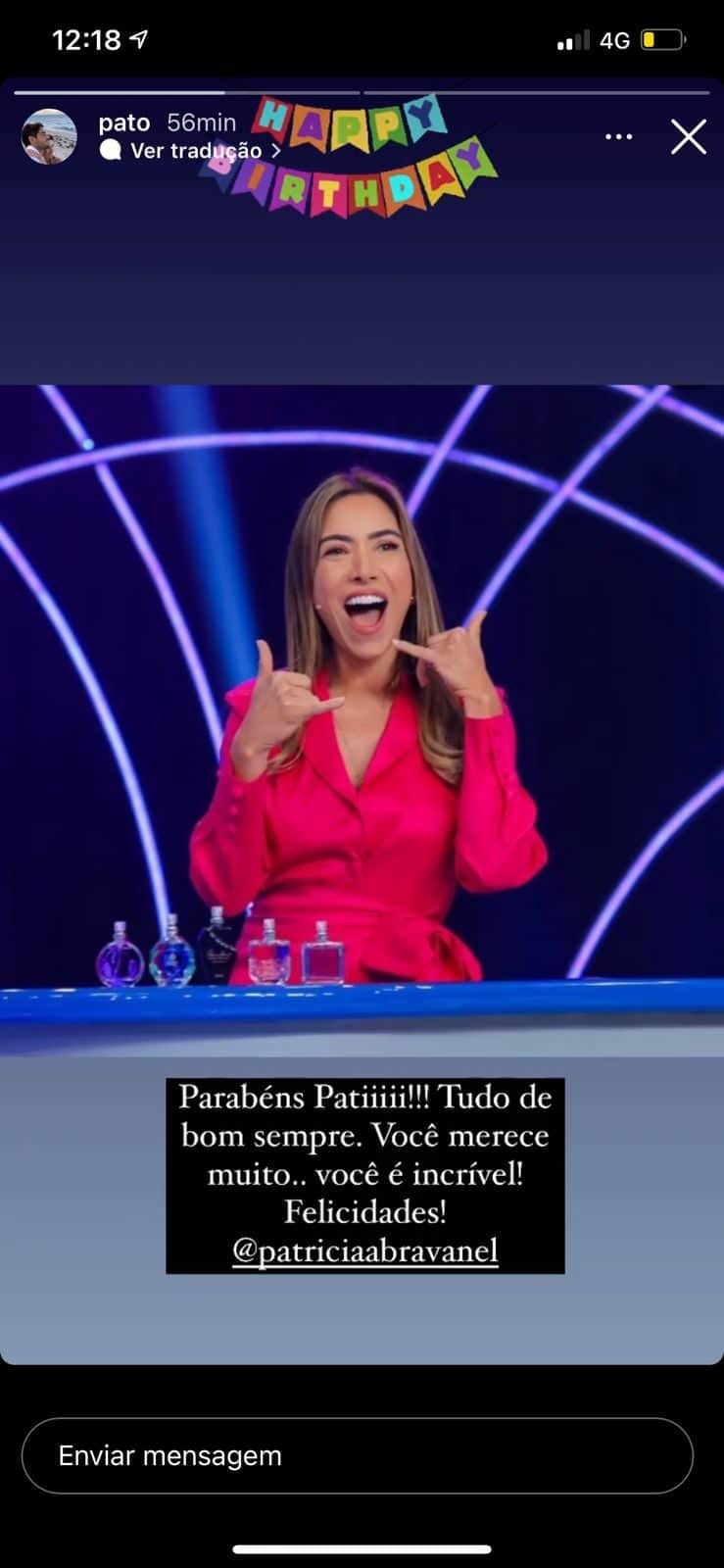 Pato expõe o que pensa de Patrícia Abravanel (Reprodução) Pato expõe o que pensa de Patrícia Abravanel (Reprodução)