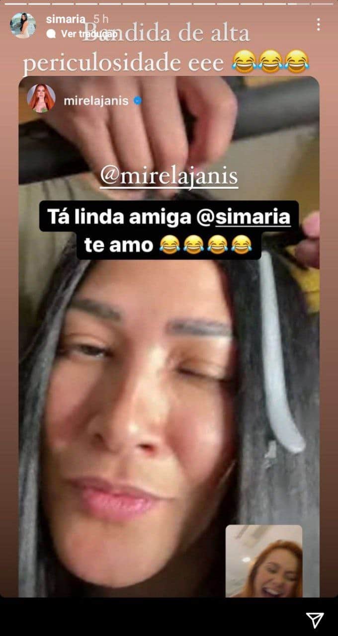 Simaria surgiu com o rosto deformado (Foto: Reprodução/ Instagram) Simaria surgiu com o rosto deformado (Foto: Reprodução/ Instagram)
