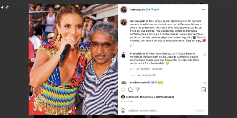 Ivete Sangalo surge agarrada com parceiro (Reprodução) Ivete Sangalo surge agarrada com parceiro (Reprodução)