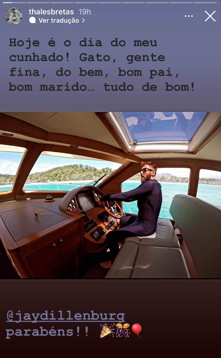 Publicação de Thales (Foto: Reprodução/ Instagram) Publicação de Thales (Foto: Reprodução/ Instagram)