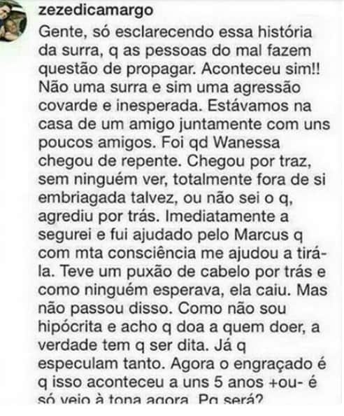 Zezé Di Camargo expõe briga da família (Reprodução) Zezé Di Camargo expõe briga da família (Reprodução)