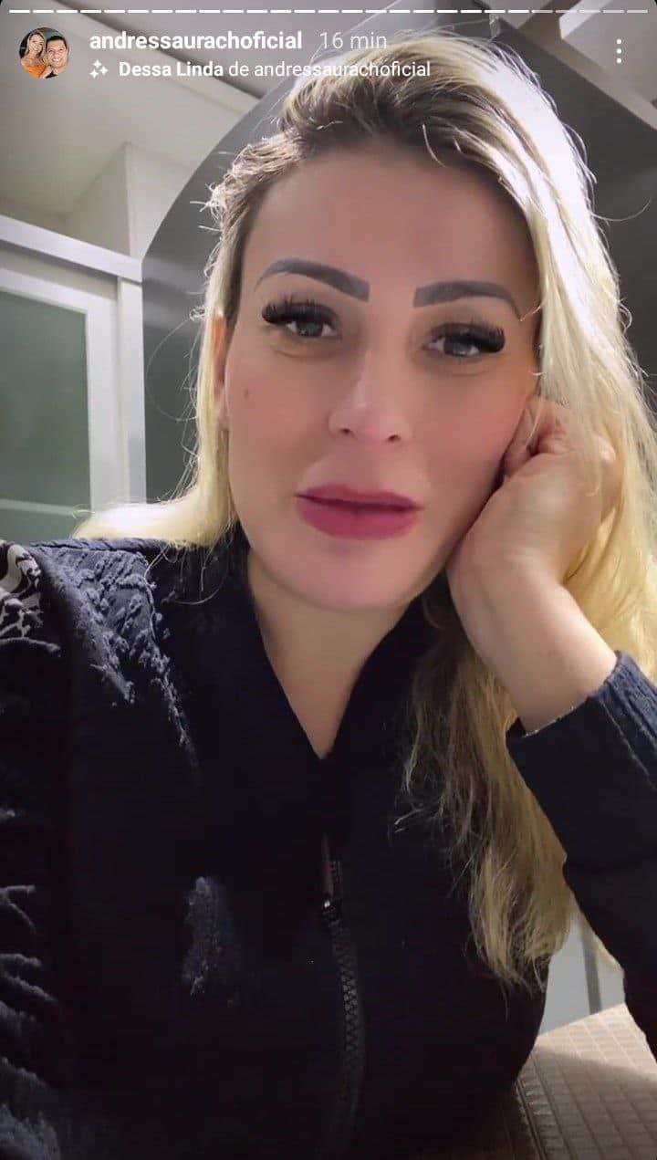 Andressa Urach mandou um recado indireto para Edir Macedo (Foto: Reprodução) Andressa Urach mandou um recado indireto para Edir Macedo (Foto: Reprodução)