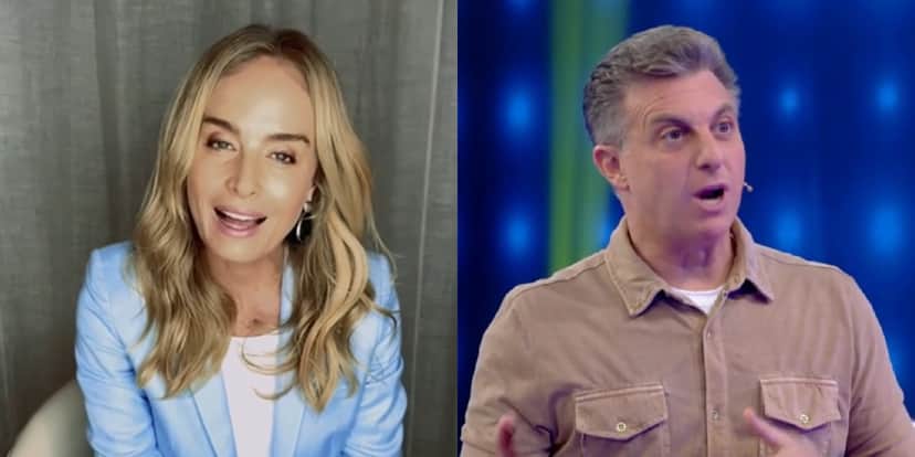 Angélica e Luciano Huck trabalham em emissoras diferentes (Foto: Reprodução) Angélica e Luciano Huck trabalham em emissoras diferentes (Foto: Reprodução)