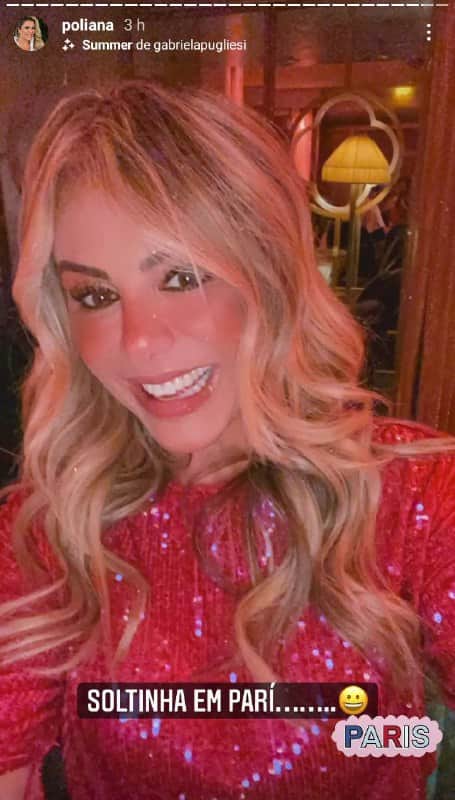 Esposa de Leonardo curtiu momento sozinha (Foto: Reprodução/ Instagram) Esposa de Leonardo curtiu momento sozinha (Foto: Reprodução/ Instagram)