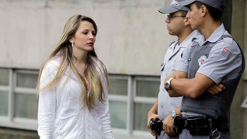 Nayara Rodrigues em sua última aparição no julgamento do Caso Eloá (Foto: Nelson Antoine/Fotoarena) Nayara Rodrigues em sua última aparição no julgamento do Caso Eloá (Foto: Nelson Antoine/Fotoarena)