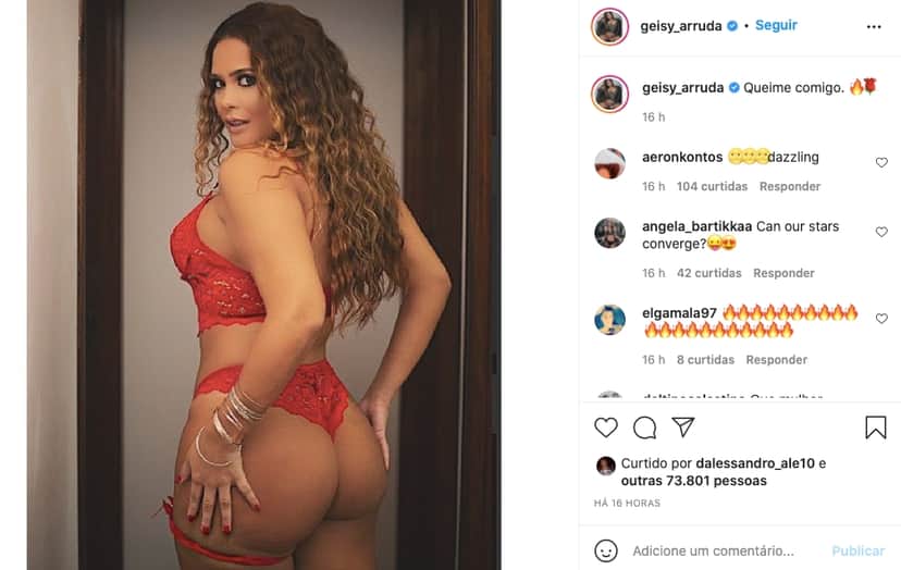 Geisy Arruda leva fãs à loucura - Reprodução Geisy Arruda leva fãs à loucura - Reprodução