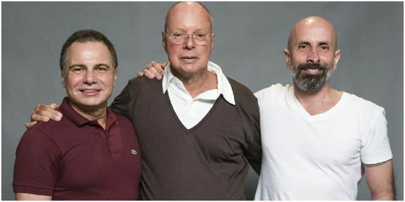 João Ximenes Braga ao lado de Gilberto Braga e Ricardo Linhares - Foto: Reprodução João Ximenes Braga ao lado de Gilberto Braga e Ricardo Linhares - Foto: Reprodução