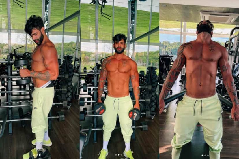 Gusttavo Lima movimenta redes sociais com corpo sarado - Reprodução Gusttavo Lima movimenta redes sociais com corpo sarado - Reprodução