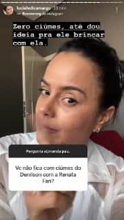 Luciele, esposa de Denílson, quebra silêncio sobre relação com Renata Fan, solta o verbo e detona ciúmes Luciele, esposa de Denílson, quebra silêncio sobre relação com Renata Fan, solta o verbo e detona ciúmes