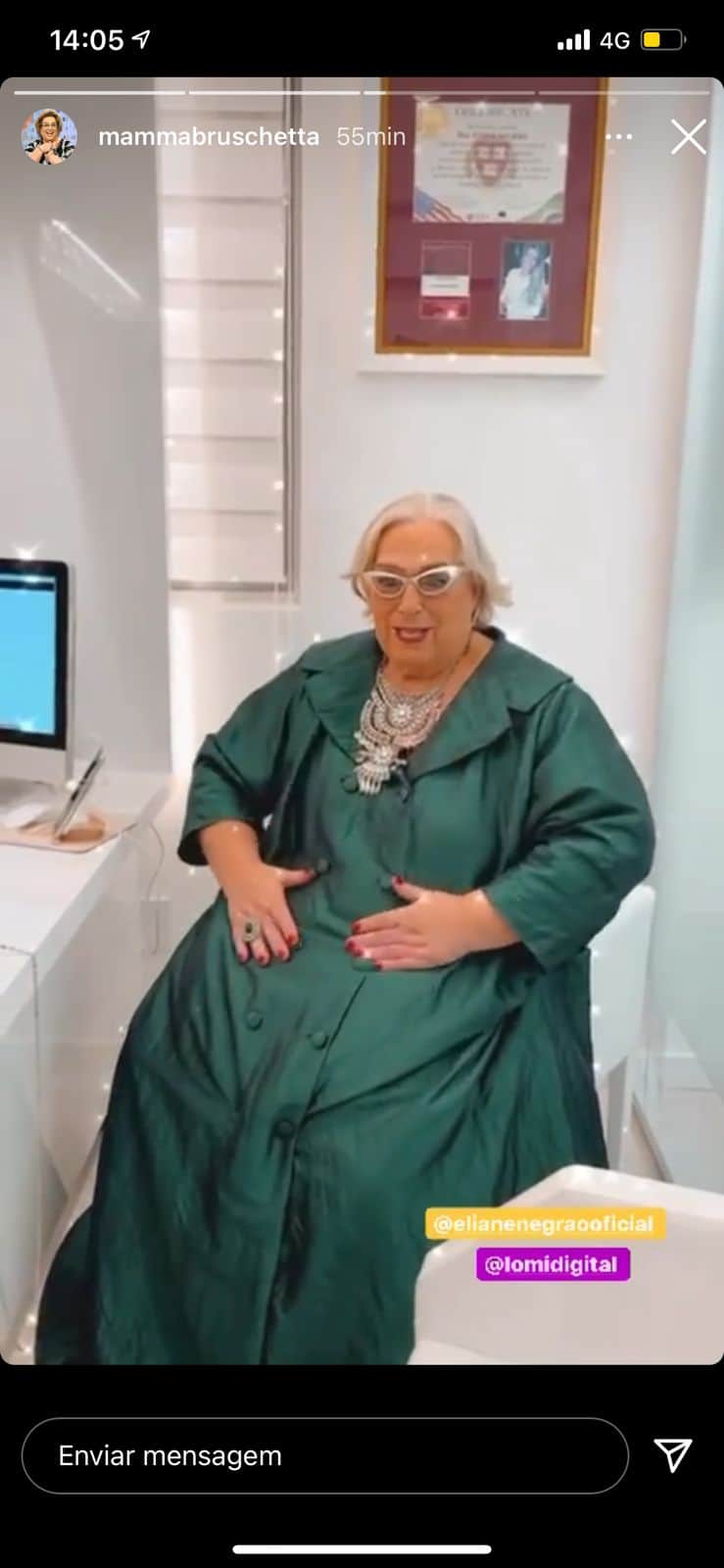 Mamma Bruschetta, após lidar com diagnóstico de doença mortal aos 72 anos, perde 55kgs e surge irreconhecível Mamma Bruschetta, após lidar com diagnóstico de doença mortal aos 72 anos, perde 55kgs e surge irreconhecível