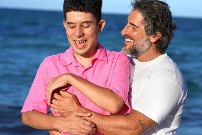 Marcos Mion chorou na Globo por causa do filho (Foto: Reprodução) Marcos Mion chorou na Globo por causa do filho (Foto: Reprodução)