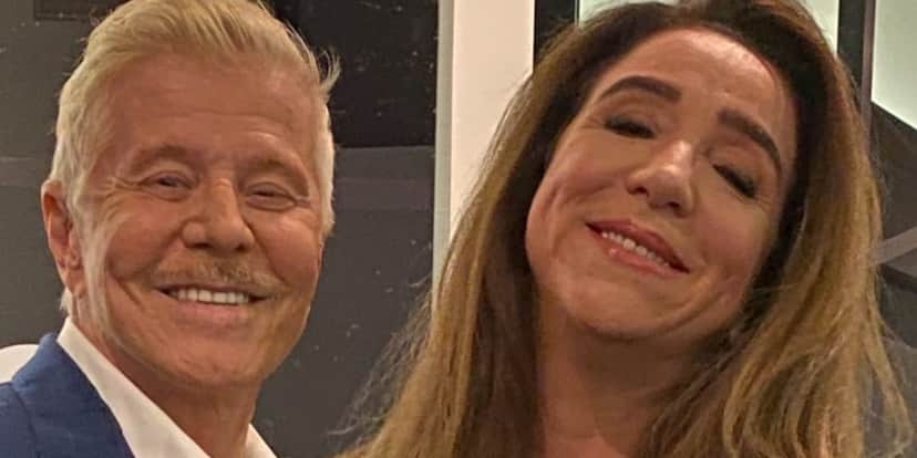 Miguel Falabella ao lado de sua parceira de cena em Sai e Baixo (Foto: Reprodução) Miguel Falabella ao lado de sua parceira de cena em Sai e Baixo (Foto: Reprodução)