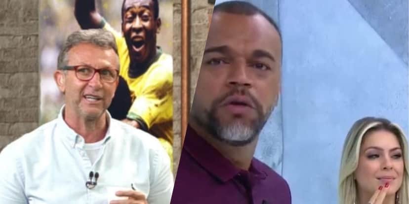 "Não é justo", Neto perde a linha em Os Donos da Bola, expõe Denílson e exige derrubada: "Termina que é melhor" "Não é justo", Neto perde a linha em Os Donos da Bola, expõe Denílson e exige derrubada: "Termina que é melhor"