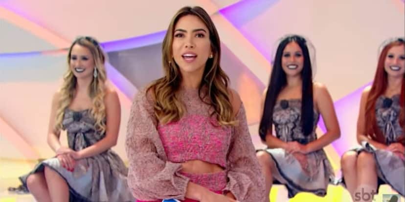 Patrícia Abravanel expõe bronca de Silvio Santos por conta de erro no programa (Foto: Reprodução) Patrícia Abravanel expõe bronca de Silvio Santos por conta de erro no programa (Foto: Reprodução)