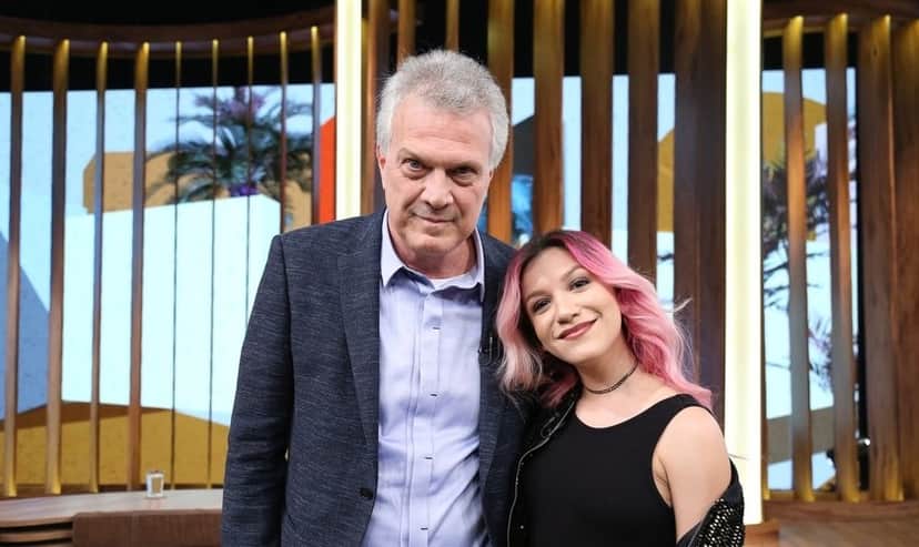 Pedro Bial e Priscilla Alcântara (Foto: Divulgação/TV Globo) Pedro Bial e Priscilla Alcântara (Foto: Divulgação/TV Globo)