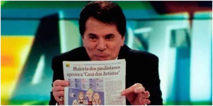 O apresentador Silvio Santos comandava a Casa dos Artistas - Foto: Reprodução O apresentador Silvio Santos comandava a Casa dos Artistas - Foto: Reprodução