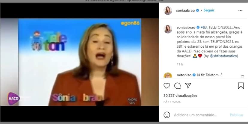 "Meta alcançada", Sonia Abrão expõe ida ao SBT em anúncio oficial e confirma data de estreia em atração: "Dia 23" "Meta alcançada", Sonia Abrão expõe ida ao SBT em anúncio oficial e confirma data de estreia em atração: "Dia 23"