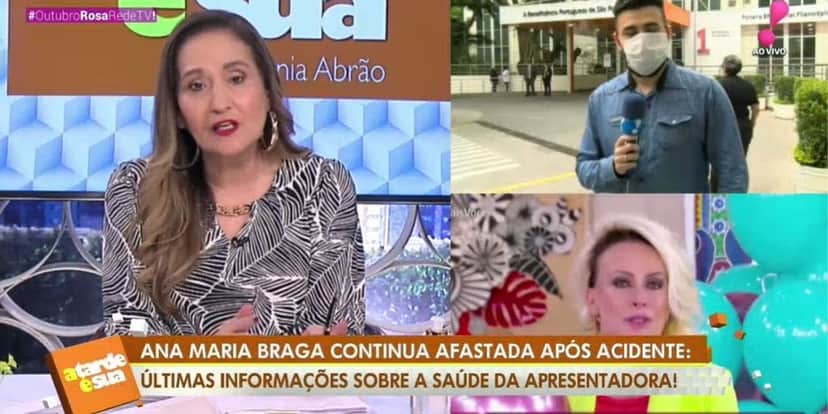 "Cortina de fumaça", Sonia Abrão questiona a real sobre estado de saúde de Ana Maria e manda repórter à hospital "Cortina de fumaça", Sonia Abrão questiona a real sobre estado de saúde de Ana Maria e manda repórter à hospital